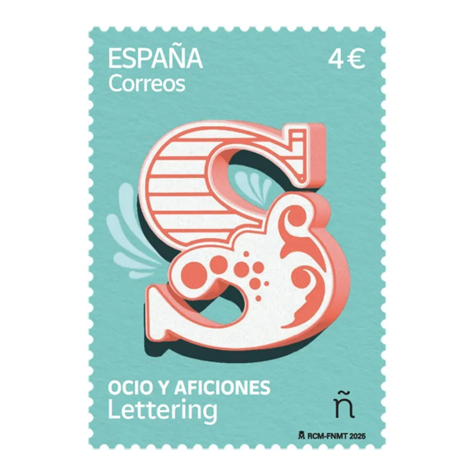Sello Lettering | Serie Ocio y aficiones | Pliego Premium