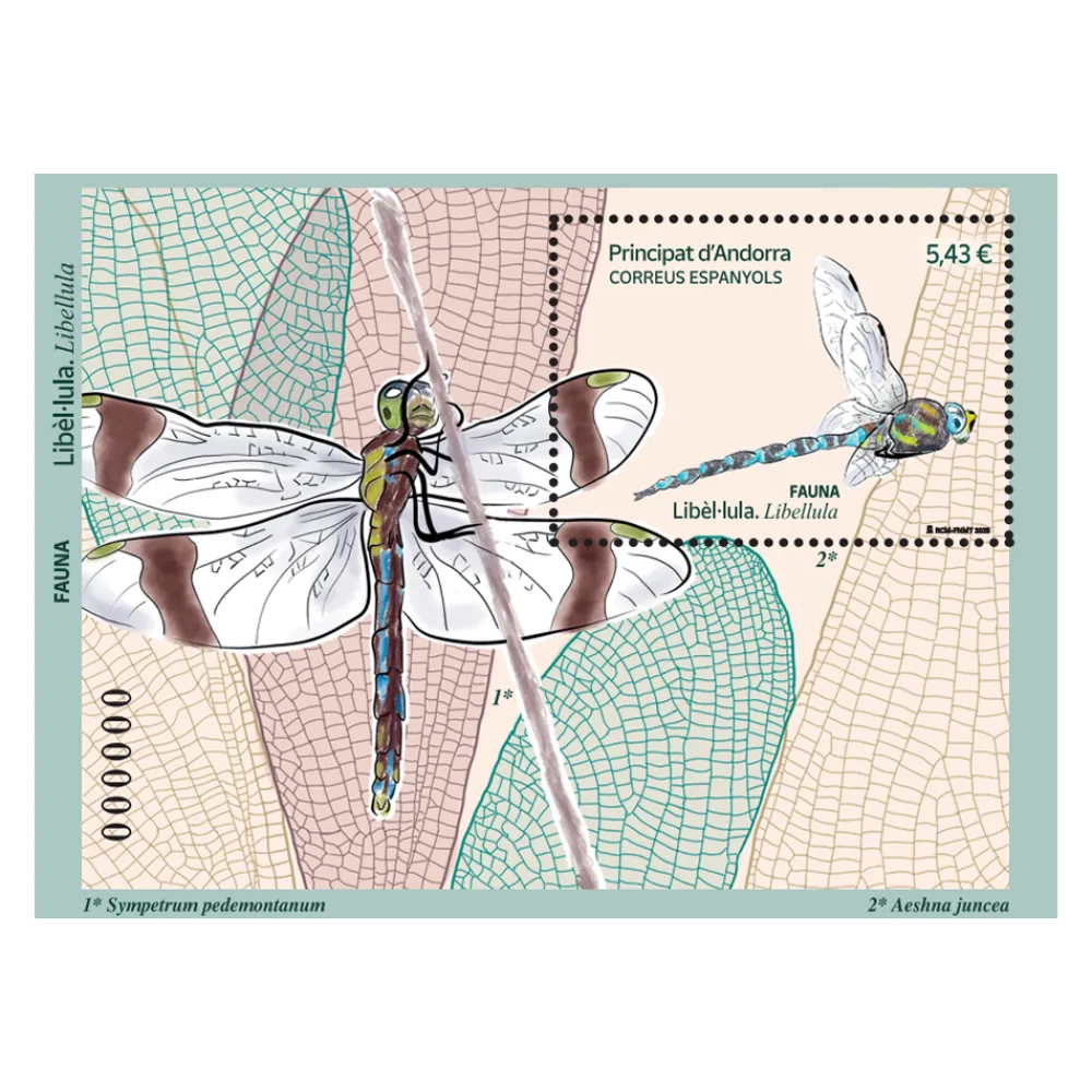 Sale Sello Libèl.lula. | Serie Fauna | Sellos de Andorra