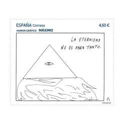 Sello Máximo | Humor gráfico I Hoja bloque