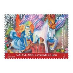 Sello Nadal 2025. Cavalcada de Reis | Sellos Andorra | Pack de 5