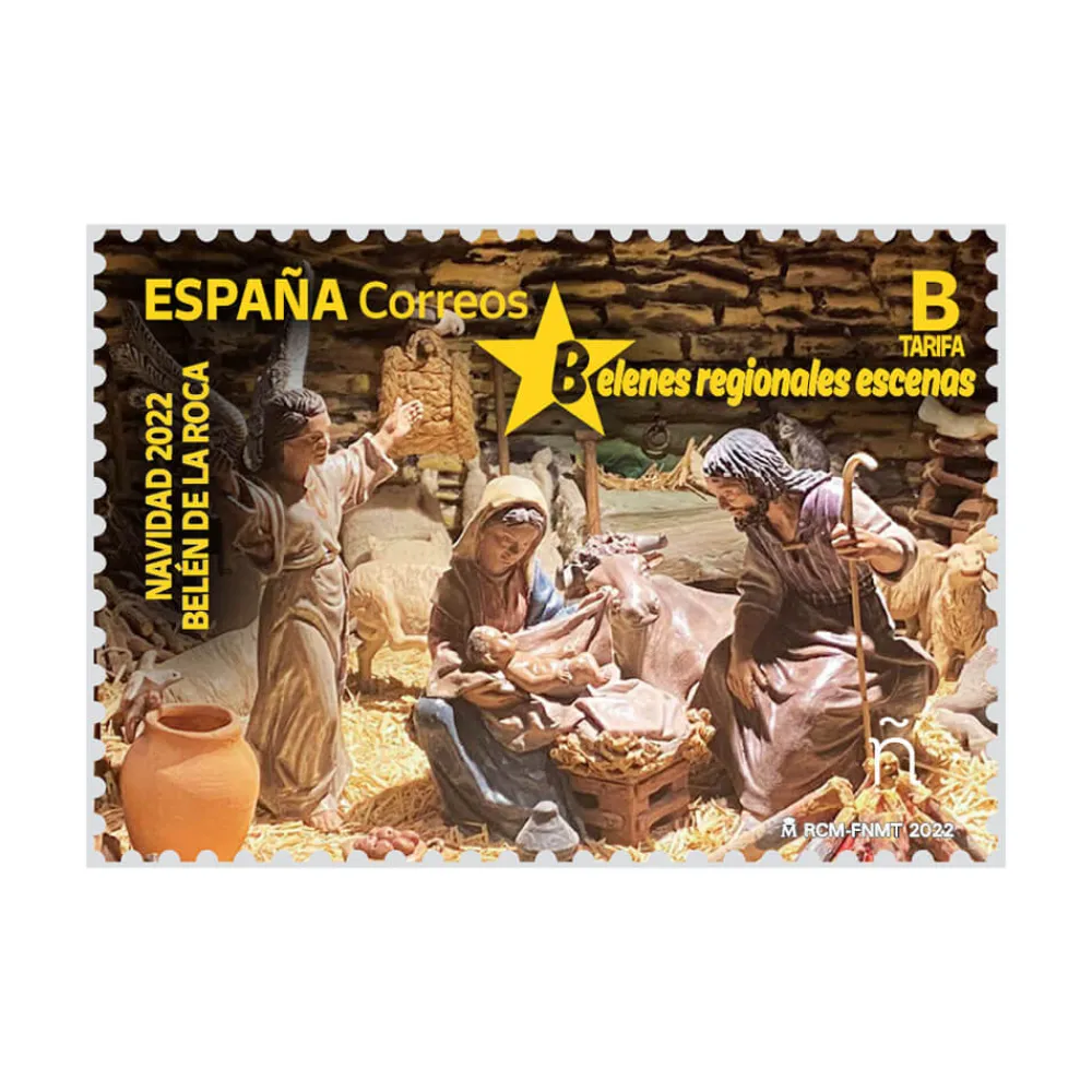 Hot Sello Navidad 2022. Tarifa B | Belenes Regionales: Belén de la Roca | Pack de 5