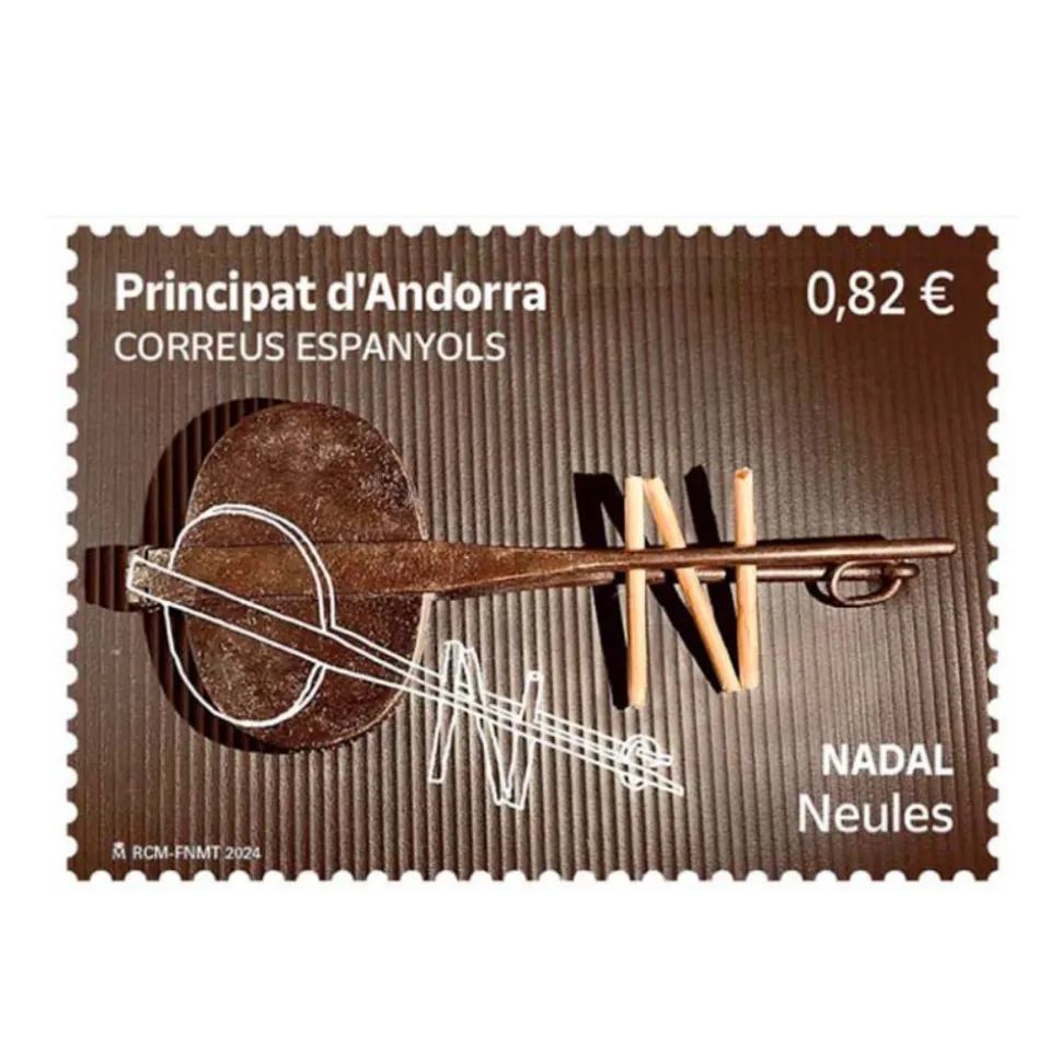 Sello Neules | Serie Nadal | Sellos de Andorra | Pack de 5