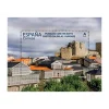 Hot Sello Pueblos con Encanto 2025 | Castro Caldelas, Comillas, Roncal y Trujillo | Hoja bloque