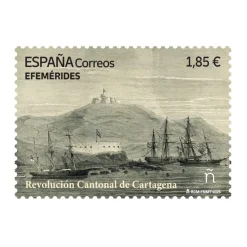 Sello Revolución Cantonal de Cartagena | Serie Efemérides | Pack de 2