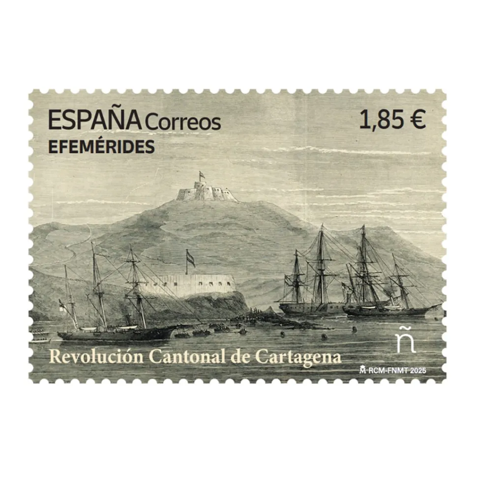 Sello Revolución Cantonal de Cartagena | Serie Efemérides | Pack de 2