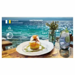 Sello Sancocho Canario. Canarias | Gastronomía: España en 19 platos 2026 | Hoja Bloque