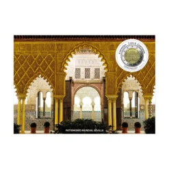 New Sello Sevilla. Real Alcázar | Patrimonio Mundial | Hoja bloque