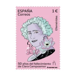 Sellos #8MTodoElAño | Clara Campoamor | Pack de 5