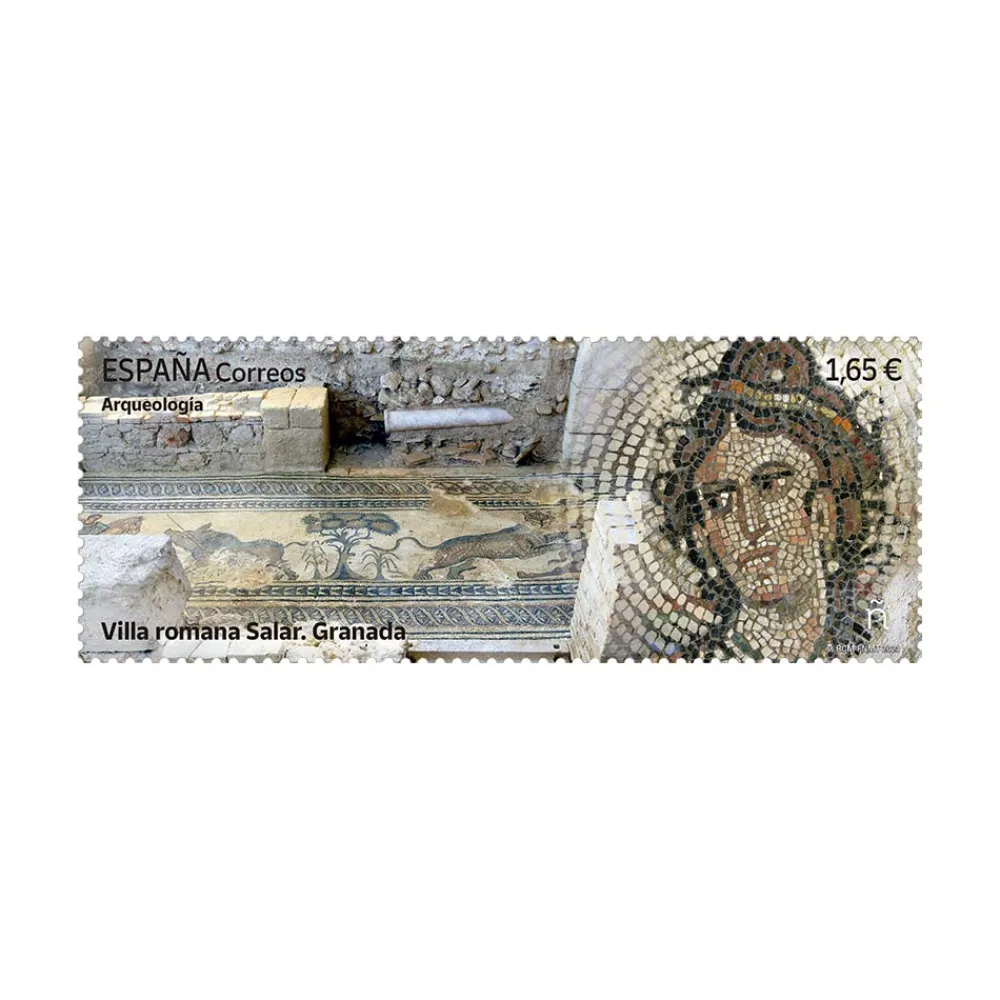 Discount Sello Villa romana Salar. Granada | Serie Arqueología I Pack de 5