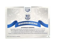 Best PANINI Sergi Dominguéz Rookie Autógrafo Original Barcelona Club - Solo 200 copias existentes