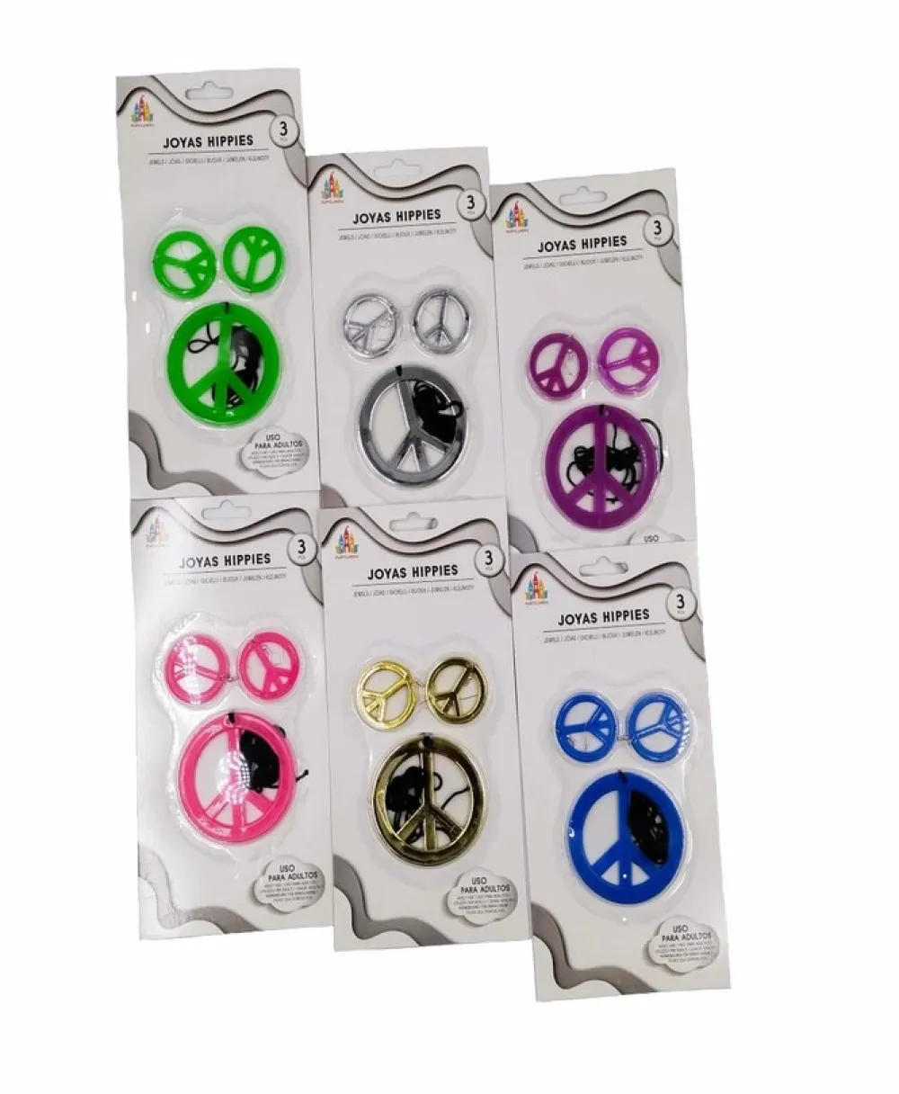Sale Partilandia Set collar y un par de pendientes hippies