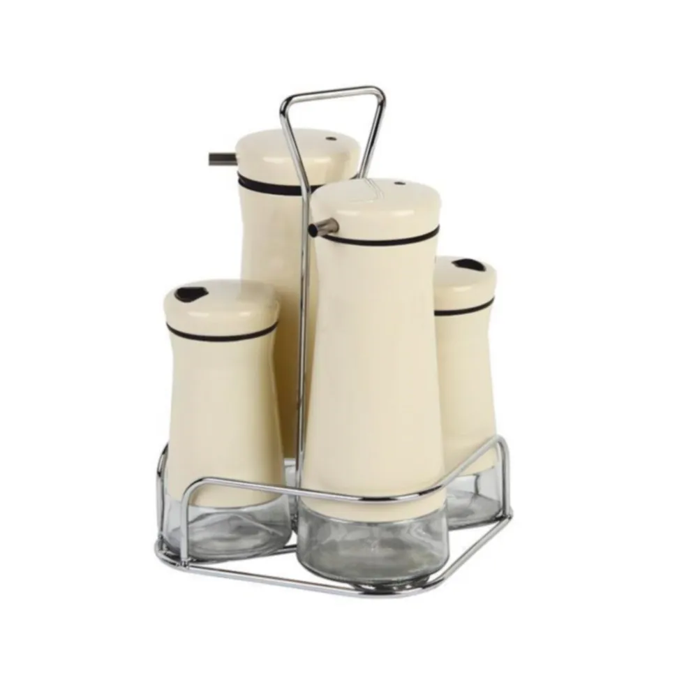Set de aceiteras de 4 unidades - Capacidad 120 ml - 230 ml