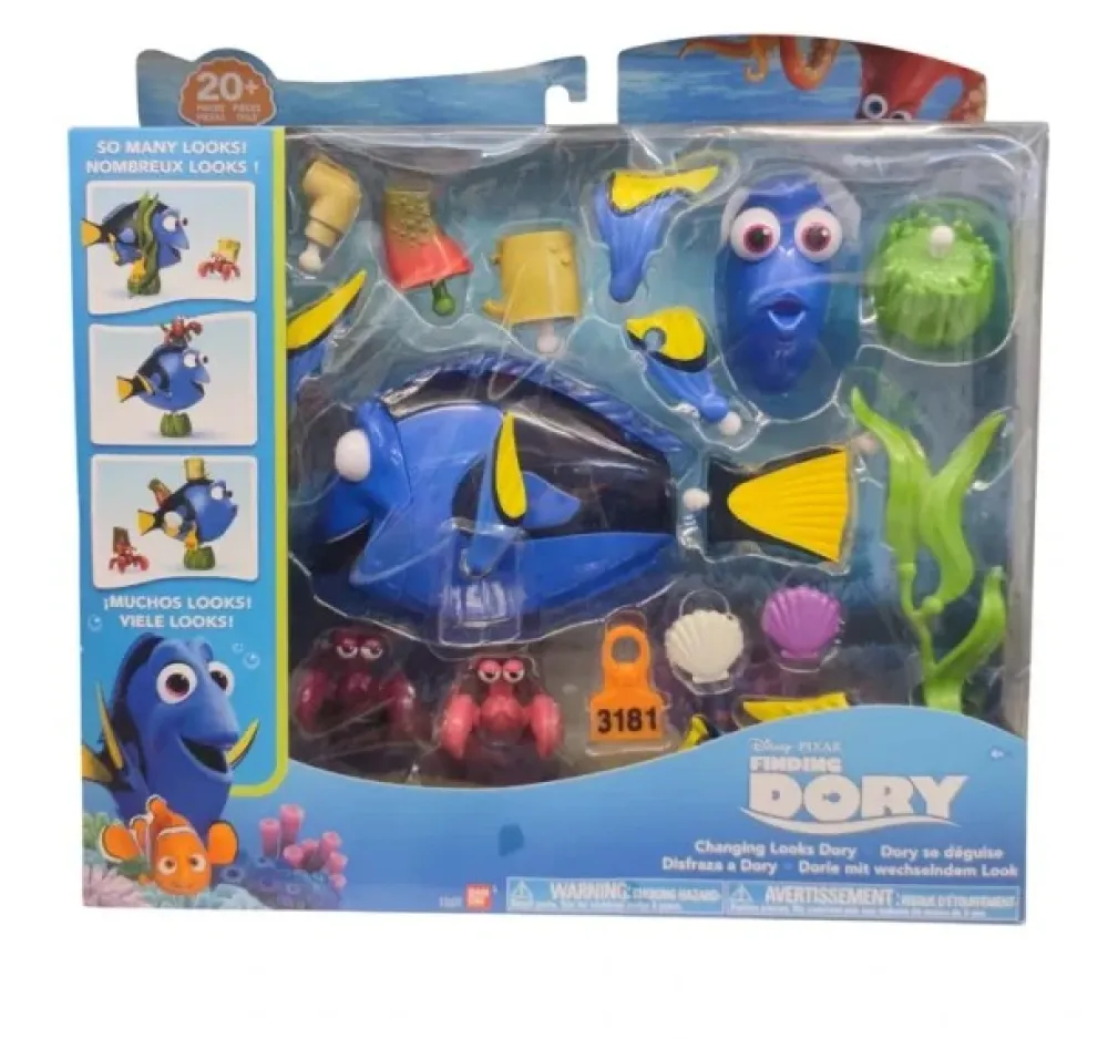 Outlet Bandai Set de figuras Disfraza a Dory Finding Dory