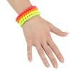 Set de 4 pulseras fluorescentes