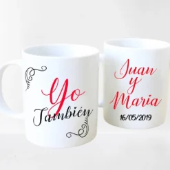 Set de 2 tazas Sí Quiero & Yo También