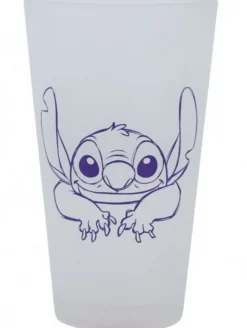 Discount Stor Set de 2 Vasos de Agua Vidrio Stitch de 490ml