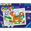 Set Pintar por números de Gatito Curioso CreArt - Ravenburger E