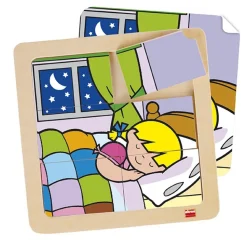 Set 4 puzzles de 6 piezas Nita y Zaro