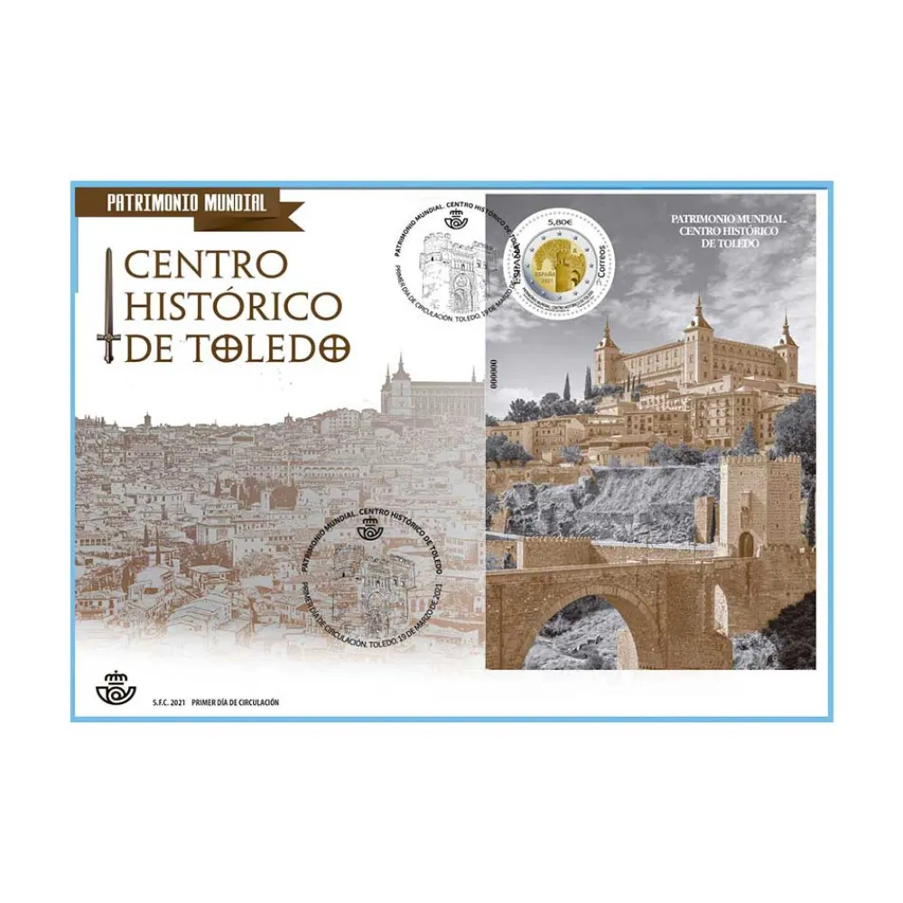 Sale Sobre Primer Día Centro Histórico de Toledo | Serie Patrimonio Mundial