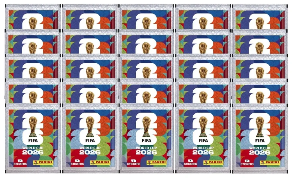 Outlet PANINI 25 sobres sueltos cromos FIFA World Cup 2026™ Official Sticker Collection Colección Oficial
