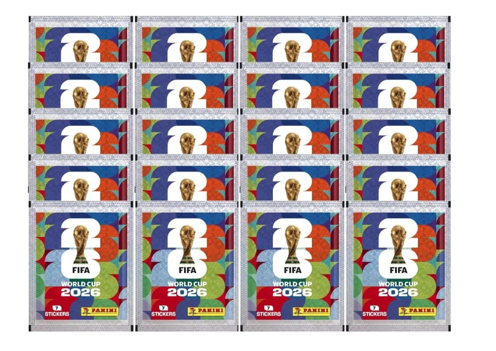 New PANINI 20 sobres sueltos cromos FIFA World Cup 2026™ Official Sticker Collection Colección Oficial