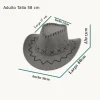 Sombrero Azul con Bandana Disfraz Vaquero Oeste