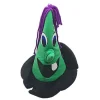Discount Disfraces Lucero Sombrero Bruja Pelo Morado Infantil