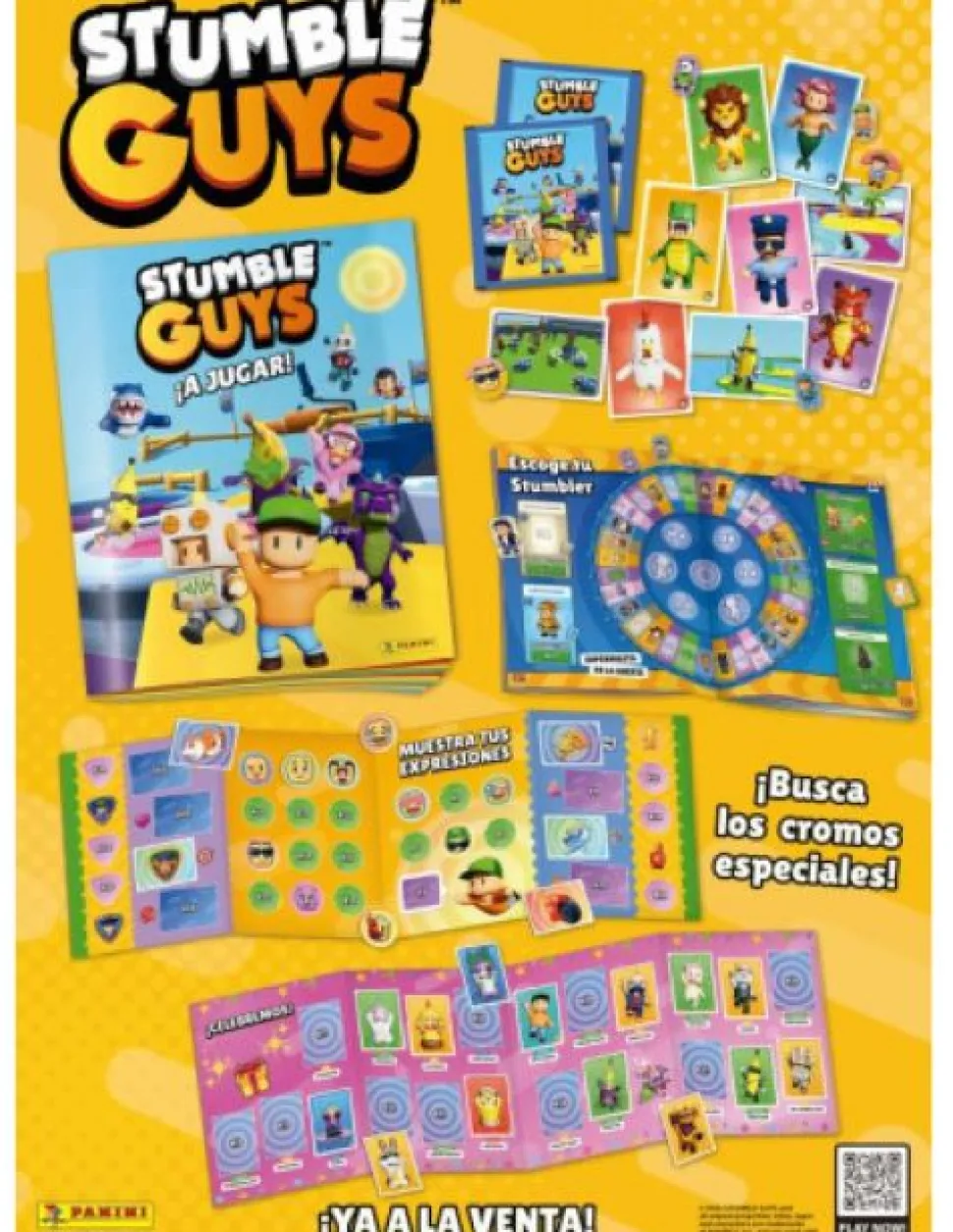 Stumble Guys Sticker Álbum de cromos vacío Colección 2024 pegatinas