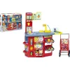 Supermercado Infantil con Carrito Rojo