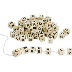 Surtido de dados de letras