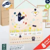 Clearance Small foot Tablero de aprendizaje Educate (Reloj-Calendario de madera para colgar)