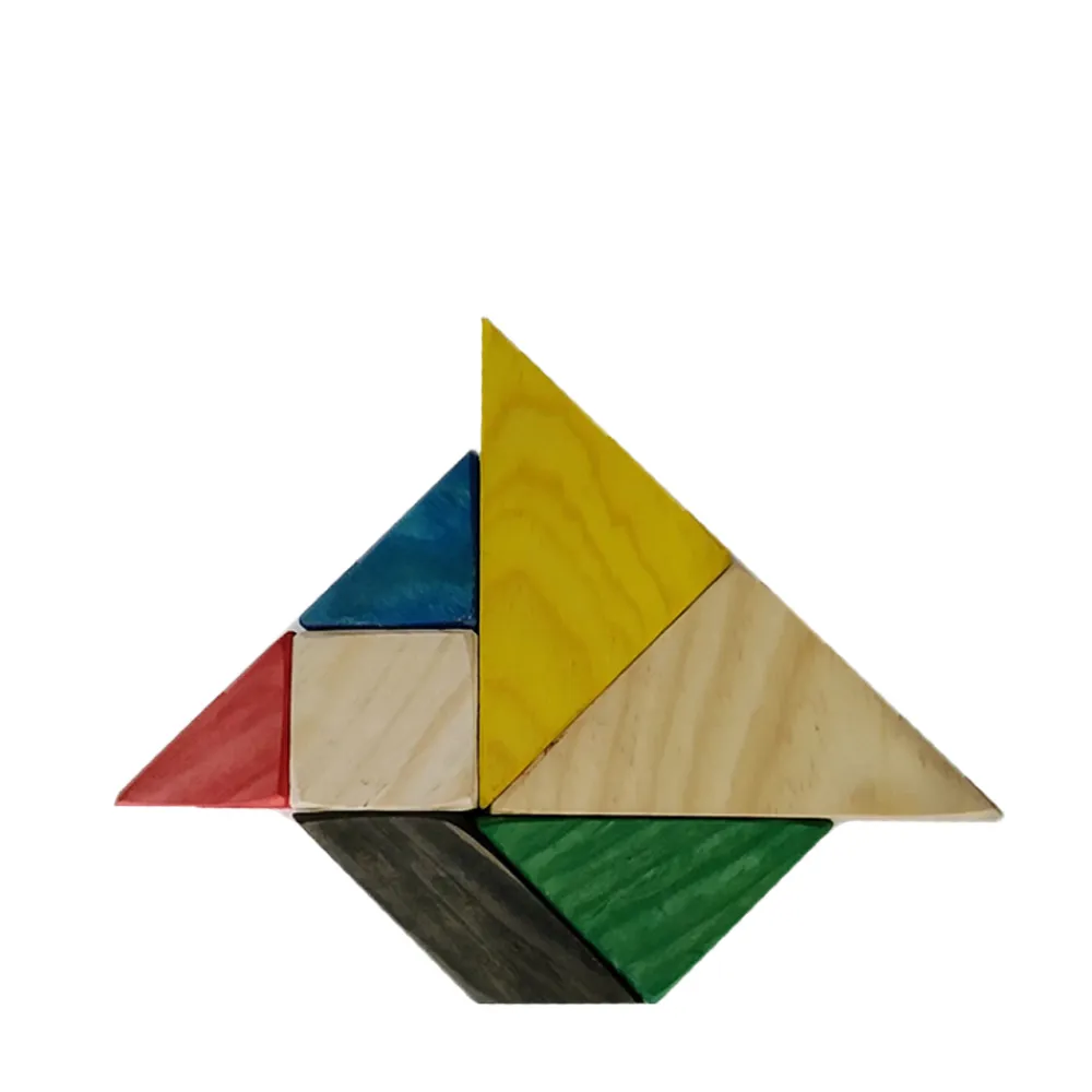 Clearance Cousas de madeira Tangram - Madera de pino
