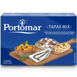 Clearance Portomar TAPAS MIX (MEJILLON+POTON) RR-50 PACK3