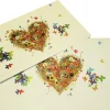 Tarjeta De Felicitación Corazon Y Mariposas