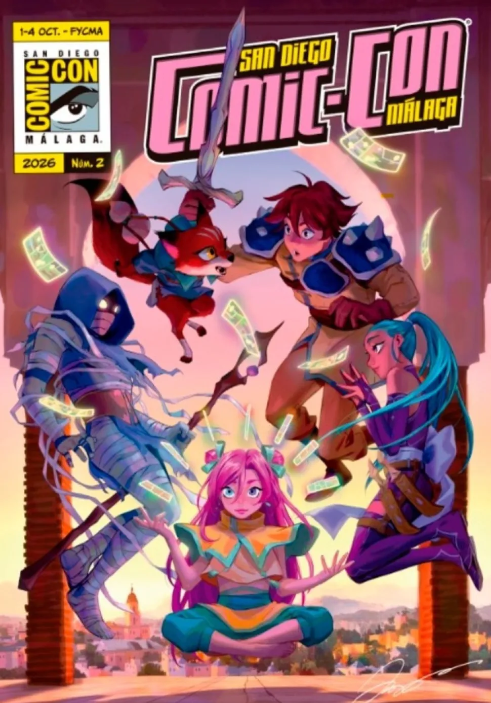 Tarjeta Postal Comic-Con Málaga 2026 | Chen