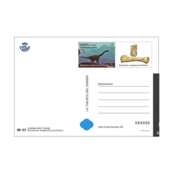 Best Tarjeta postal prefranqueada Juvenia 2023 | Dinosaurios Aragosaurus