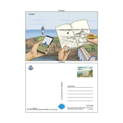 Tarjeta postal prefranqueada Turismo 2023