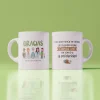 New Taza + Imán "Gracias por estar allí"