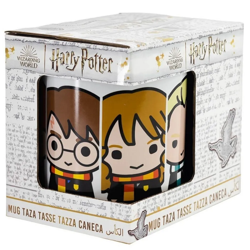 New Stor Taza Mug Cerámica Harry Potter Personajes Chibi 325 ml