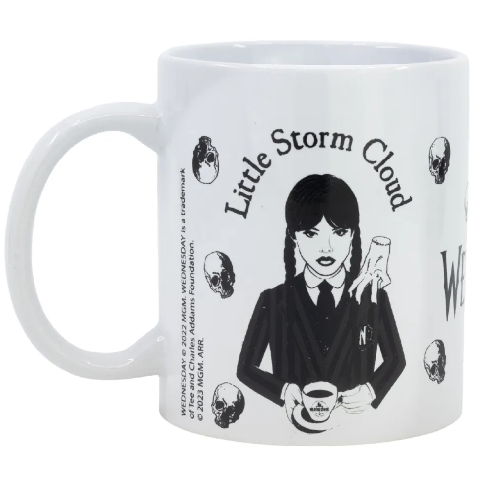 Taza Mug Cerámica Miércoles Wednesday Nevermore 325ml