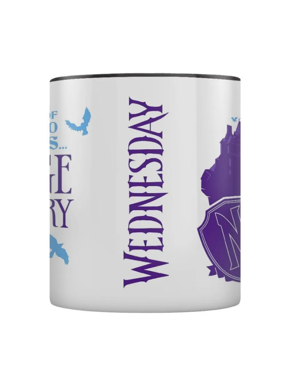 Taza Mug Cerámica Pyramid Miercoles Wednesday Escapar de Este Pulgatorio de Adolescentes 315ml
