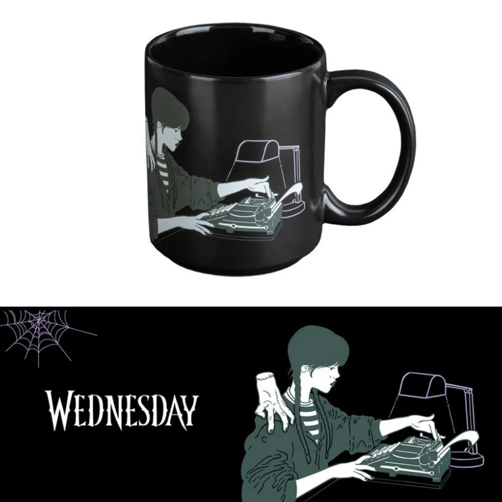 Online Grupo Erik Taza Mug Cerámica Wednesday Miércoles Adams 350ml