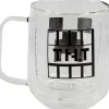 Online Stor Taza Mug Cristal de Doble Capa Minecraft 290ml