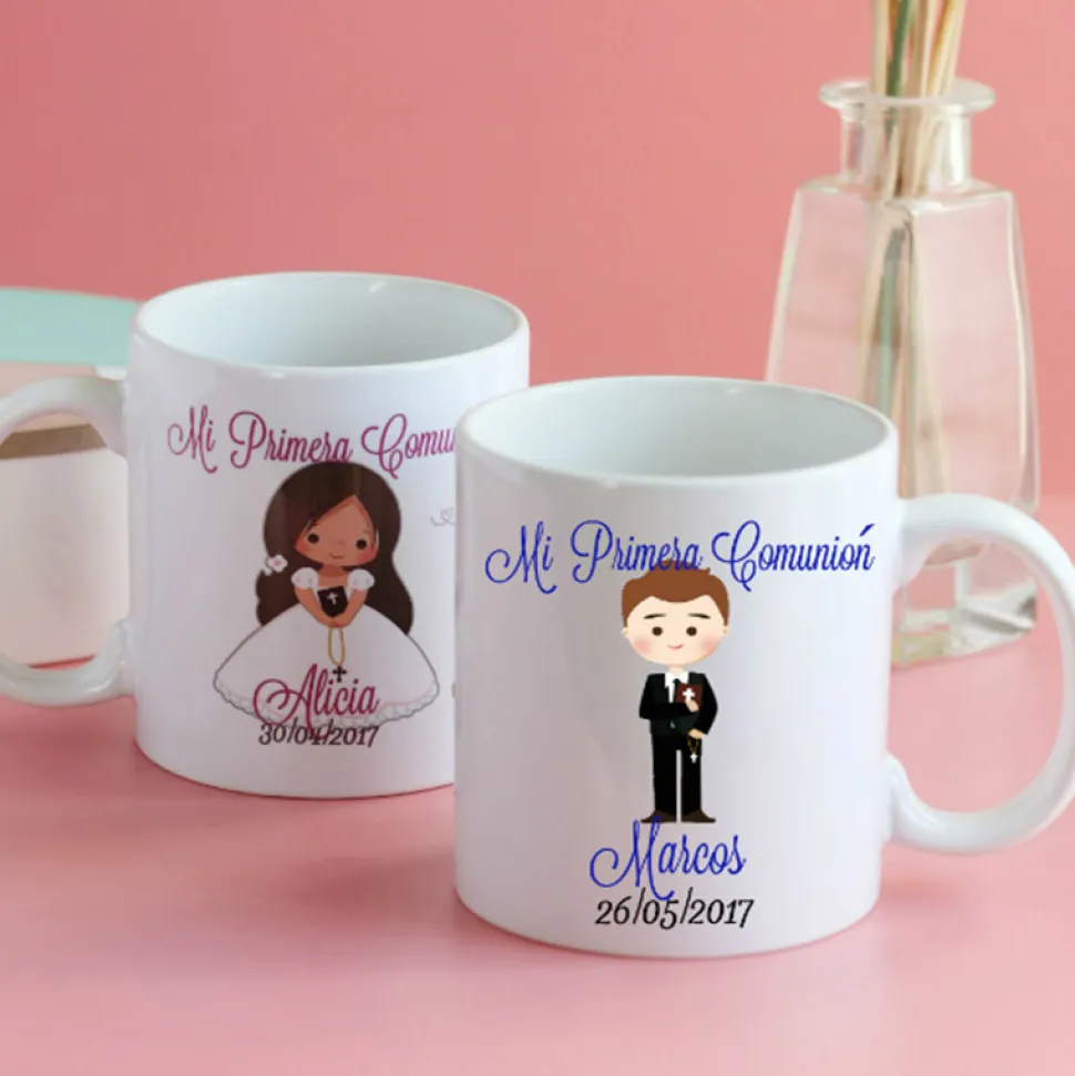 Taza personalizada comunión
