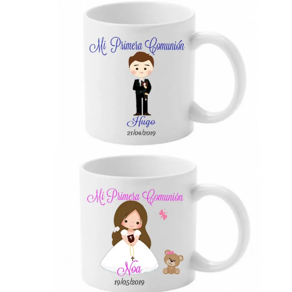 Taza personalizada comunión