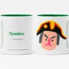 Outlet Pamplonicas® Taza personalizada de los gigantes y cabezudos de Pamplona: Caravinagre