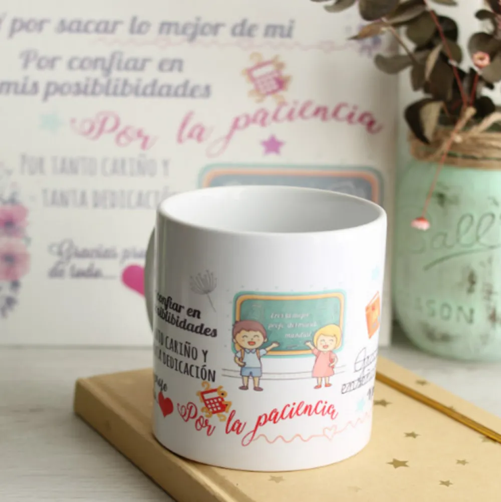 Sale Tape Pink Taza personalizada regalo profesores