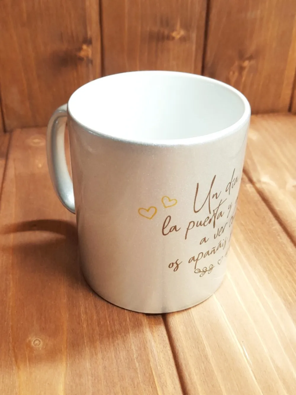 Best Chuzos de Tinta Taza plateada “ Un día cojo la puerta y me voy” - Especial día de la madre