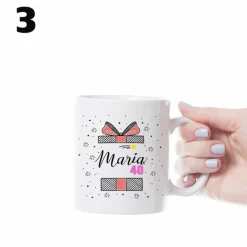 Discount Tape Pink Taza regalo cumpleaños personalizada