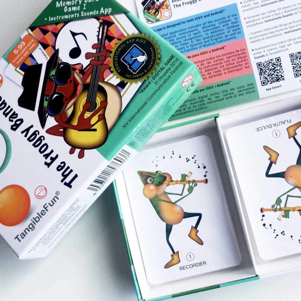 Discount TangibleFun The Froggy Bands - Juego de Cartas Educativo con App Interactiva